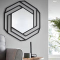 Hexagon Steel Mirror