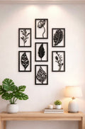 Botanical Frames Metal Wall Art Set
