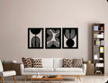 Abstract Geometry Metal Wall Art Set