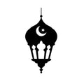 slamic Hanging Lantern Metal Wall Art