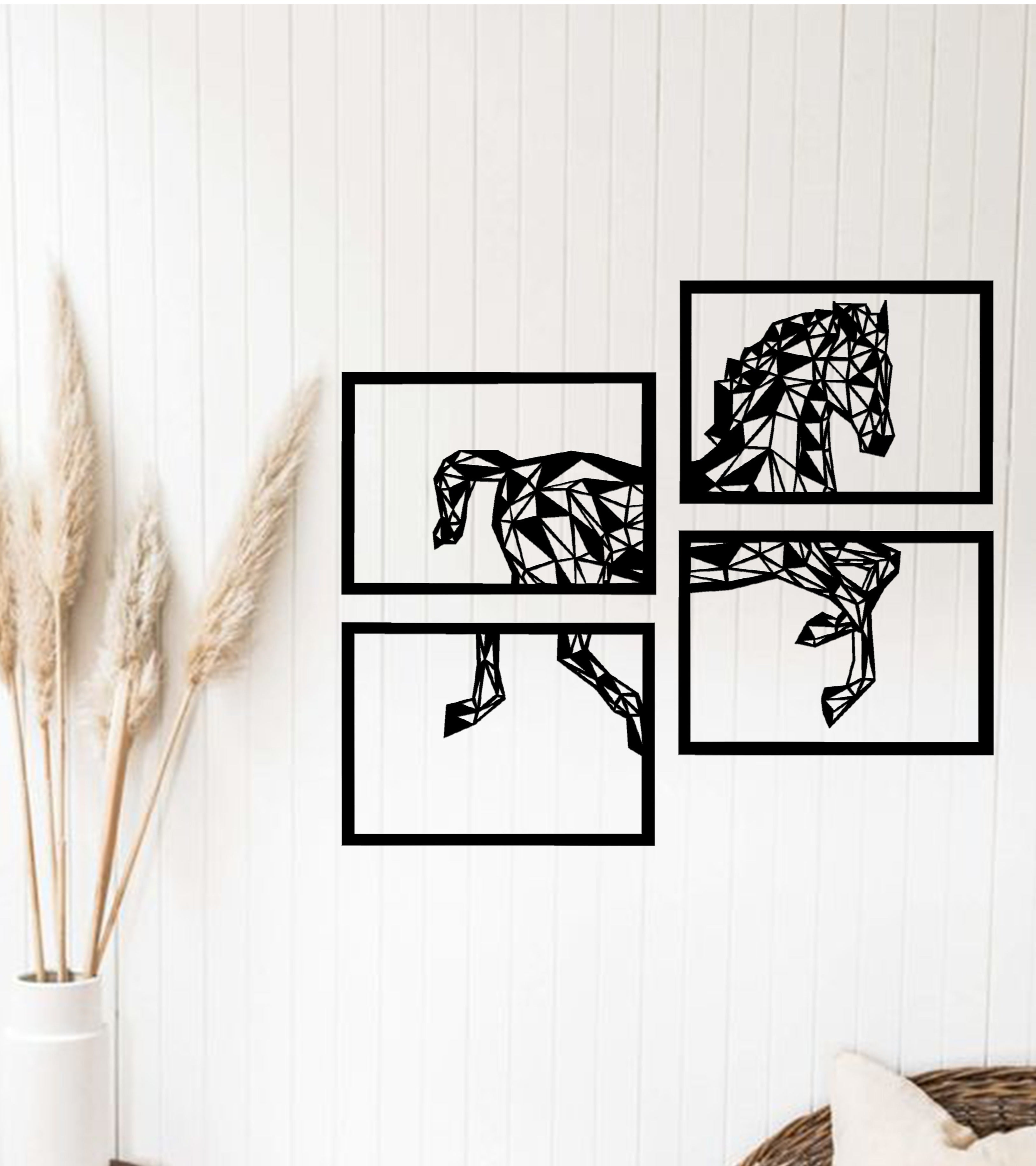 Geometric Horse Set